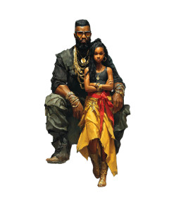 Proud Black Father Vinyl Car Decal Sticker – Waterproof & UV-Resistant 