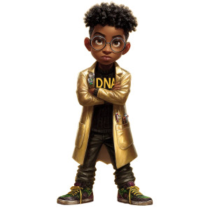 Nerdy Scientist Boy Vinyl Car Decal Sticker – Waterproof & UV-Resistant Nerdy Scientist Boy Vinyl Car Decal Sticker – Waterproof & UV-Resistant