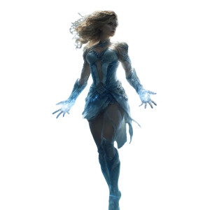 Celestial Mage Levitating Vinyl Car Decal Sticker – Waterproof & UV-Resistant 