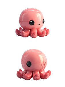 Cute Coral Octopus Vinyl Car Decal Sticker – Waterproof & UV-Resistant Cute Coral Octopus Vinyl Car Decal Sticker – Waterproof & UV-Resistant