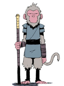 Sun Wukong Portrait V24 Vinyl Car Decal Sticker – Waterproof & UV-Resistant 