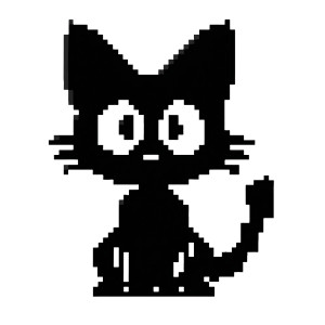 Pixel Jiji Logo Vinyl Car Decal Sticker – Waterproof & UV-Resistant 