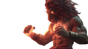 Fiery Lion Warrior Vinyl Car Decal Sticker – Waterproof & UV-Resistant Fiery Lion Warrior Vinyl Car Decal Sticker – Waterproof & UV-Resistant