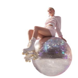 Surreal Disco Model Vinyl Car Decal Sticker – Waterproof & UV-Resistant 