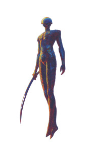 Enigmatic Shinsei Warrior Vinyl Car Decal Sticker – Waterproof & UV-Resistant 