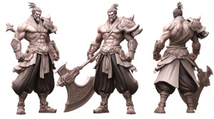 Heroic Warrior Model Vinyl Car Decal Sticker – Waterproof & UV-Resistant 