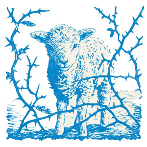 Blue Risograph Lamb Vinyl Car Decal Sticker – Waterproof & UV-Resistant Blue Risograph Lamb Vinyl Car Decal Sticker – Waterproof & UV-Resistant