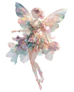 Delicate Fairy Girl Vinyl Car Decal Sticker – Waterproof & UV-Resistant 