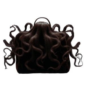 Hairy Bag Vinyl Car Decal Sticker – Waterproof & UV-Resistant 