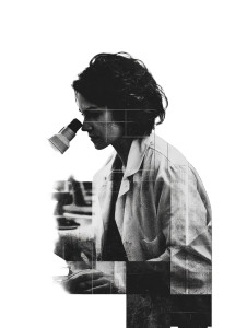 Lab Researcher Vinyl Car Decal Sticker – Waterproof & UV-Resistant 