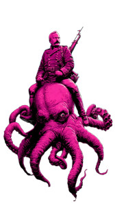 Man On Octopus Vinyl Car Decal Sticker – Waterproof & UV-Resistant 