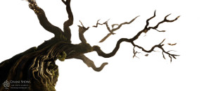 Mythical Bioluminescent Tree Vinyl Car Decal Sticker – Waterproof & UV-Resistant 