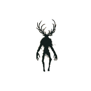 Dark Fantasy Wendigo Vinyl Car Decal Sticker – Waterproof & UV-Resistant 