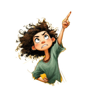 Angry Cartoon Woman Vinyl Car Decal Sticker – Waterproof & UV-Resistant 