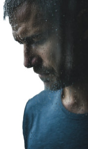 Sad Man Reflection V2 Vinyl Car Decal Sticker – Waterproof & UV-Resistant 