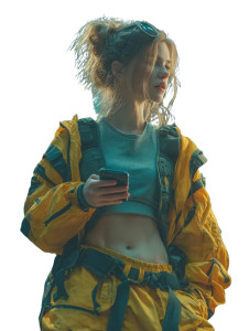 Cyberpunk Trendsetter Vinyl Car Decal Sticker – Waterproof & UV-Resistant 