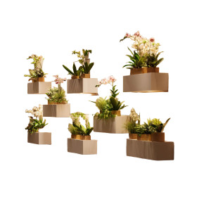 Modern Botanical Wall Vinyl Car Decal Sticker – Waterproof & UV-Resistant 