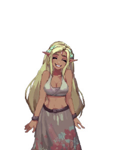 Cheerful Elf Character Vinyl Car Decal Sticker – Waterproof & UV-Resistant 