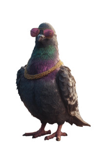 Rapper Pigeon Vinyl Car Decal Sticker – Waterproof & UV-Resistant 