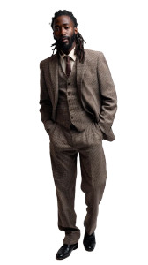 Dapper Gentleman Dreadlocks Vinyl Car Decal Sticker – Waterproof & UV-Resistant 