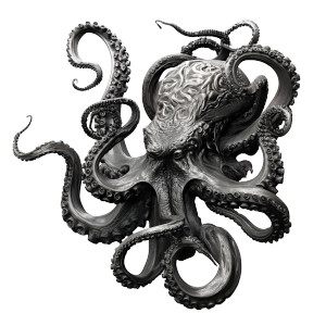 Winding Octopus Tentacles Vinyl Car Decal Sticker – Waterproof & UV-Resistant Winding Octopus Tentacles Vinyl Car Decal Sticker – Waterproof & UV-Resistant