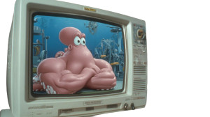 Muscular Gym Octopus Vinyl Car Decal Sticker – Waterproof & UV-Resistant 