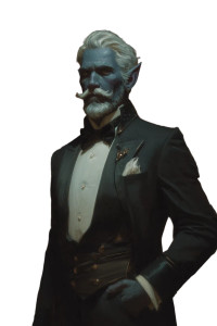 Dapper Dark Elf Vinyl Car Decal Sticker – Waterproof & UV-Resistant 