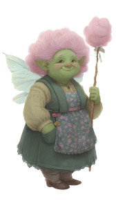 Joyous Fairy Grandmother Vinyl Car Decal Sticker – Waterproof & UV-Resistant 