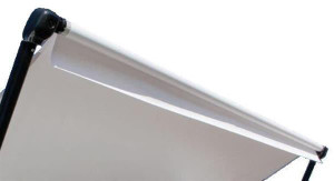 Extend Shaded Area with Solera 18x8 Patio RV Awning Kit | Anti-Scuff Fabric | Black Fade Design | LED Lights | Speaker Wire