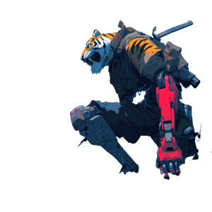 Anime Hybrid Creature Vinyl Car Decal Sticker – Waterproof & UV-Resistant 