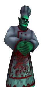 Orc Chef Fantasy Vinyl Car Decal Sticker – Waterproof & UV-Resistant 