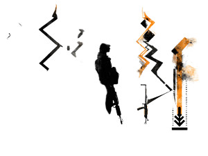 Silhouetted Leader Vinyl Car Decal Sticker – Waterproof & UV-Resistant 