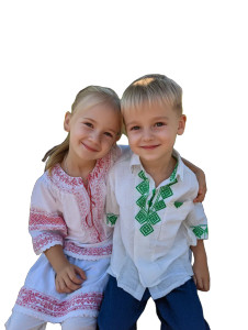 Ukrainian Siblings Smiling Vinyl Car Decal Sticker – Waterproof & UV-Resistant Ukrainian Siblings Smiling Vinyl Car Decal Sticker – Waterproof & UV-Resistant