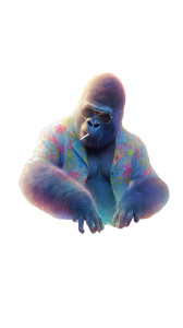 Dj Gorilla Vinyl Car Decal Sticker – Waterproof & UV-Resistant 