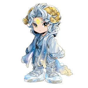 Bai Ze Mascot Vinyl Car Decal Sticker – Waterproof & UV-Resistant 