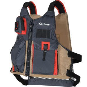 Onyx Outdoors Kayak Fishing Paddle Vest | Type III Life Jacket, Paddle Specific Design, Breathable Mesh, Neoprene Pads Onyx Outdoors Kayak Fishing Paddle Vest | Type III Life Jacket, Paddle Specific Design, Breathable Mesh, Neoprene Pads