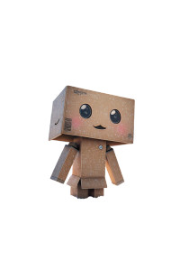 Kawaii Cardboard Character Vinyl Car Decal Sticker – Waterproof & UV-Resistant 