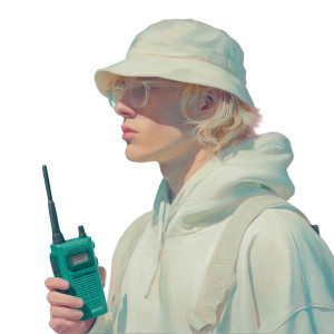 Modern Guy Portrait Vinyl Car Decal Sticker – Waterproof & UV-Resistant 