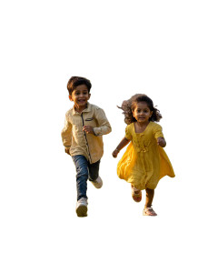 Joyful Bengali Children Vinyl Car Decal Sticker – Waterproof & UV-Resistant 