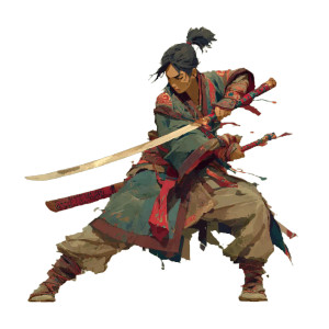 Martial Artist Concept V4 Vinyl Car Decal Sticker – Waterproof & UV-Resistant 