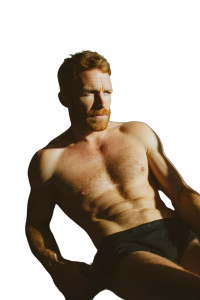 Red-Haired Man V2 Vinyl Car Decal Sticker – Waterproof & UV-Resistant 