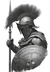 Spartan Warrior Tattoo V45 Vinyl Car Decal Sticker – Waterproof & UV-Resistant 