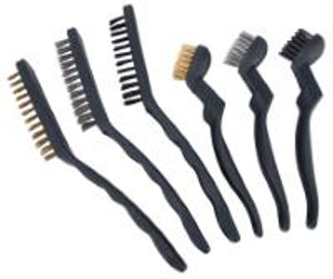 Performance Tool Detailing Brush Set | For Cleaning & Detailing Jobs | Steel/ Nylon/ Brass Bristle Performance Tool Detailing Brush Set | For Cleaning & Detailing Jobs | Steel/ Nylon/ Brass Bristle