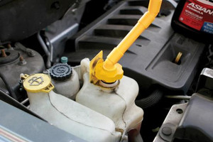 Effortlessly Refill Cooling Systems | Performance Tool Funnel, Yellow, Plastic with Extensions & Adapters