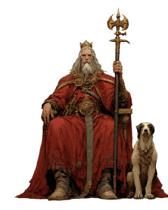 Ancient King Panel Vinyl Car Decal Sticker – Waterproof & UV-Resistant 