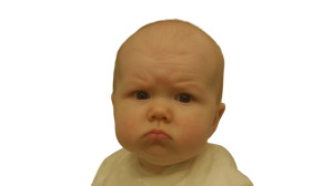 Baby Face Vinyl Car Decal Sticker – Waterproof & UV-Resistant 