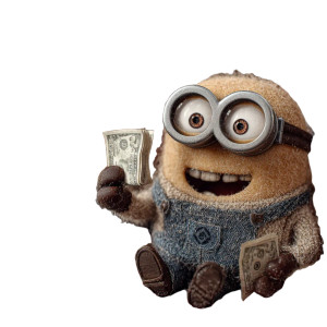 Happy Minions Money Vinyl Car Decal Sticker – Waterproof & UV-Resistant Happy Minions Money Vinyl Car Decal Sticker – Waterproof & UV-Resistant