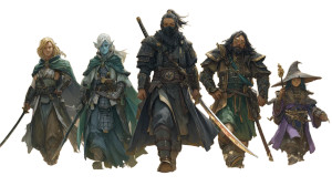 D&D Battlefield Party Vinyl Car Decal Sticker – Waterproof & UV-Resistant 