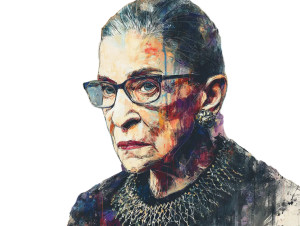 Angry Ginsburg Vinyl Car Decal Sticker – Waterproof & UV-Resistant 