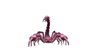 Giant Pink Scorpion Vinyl Car Decal Sticker – Waterproof & UV-Resistant 